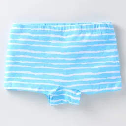 Bodycare Cotton Knit Tie & Dye Panties with Stripes Pack of 3 - Light Blue Pink & Lavender image 4