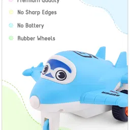 Babyhug Friction Powered Aircraft - Blue image 5