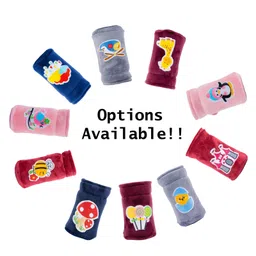 Mittenbooty Baby Broad Neck Bottle Cover for feeding Bottle upto 260 ml & 330 ml Candy Patchwork - Wine image 5