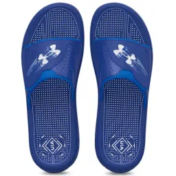 Under Armour Men's Mercenary Blue Slides-image-9