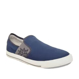 Woodland Men's Navy Plimsolls image 2
