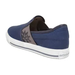 Woodland Men's Navy Plimsolls image 5
