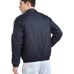 adidas Blue Full Sleeves Mandarin Collar Jacket image 2