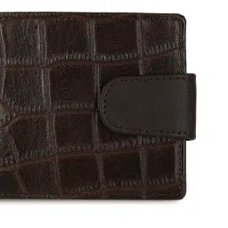 Teakwood Leathers Brown Casual Leather Bi-Fold Wallet For Men image 5