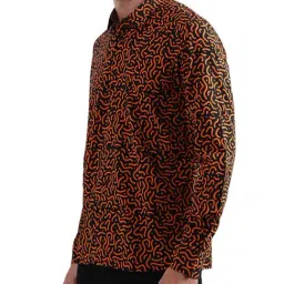 Antony Morato Black Regular Fit Printed Shirt image 3