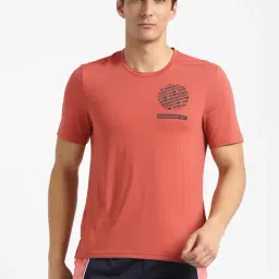Reebok Red Round Neck T-Shirt-picture-11