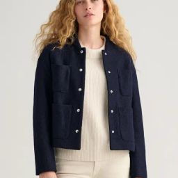 GANT Blue Regular Fit Jacket-picture-37