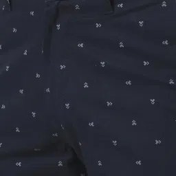 Dragon Hill Navy Slim Fit Printed Shorts image 5