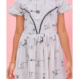 Aarika Kids White Printed Frock image 5