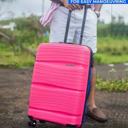 Nasher Miles Nicobar Hard-Sided Polypropylene Set of 2 Pink and Sky Blue Trolley Bags (65 & 75 cm) image 5