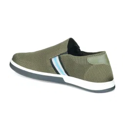 ID Men's Olive Casual Loafers image 5