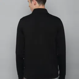 Louis Philippe Jeans Black Cotton Regular Fit Sweatshirt image 2
