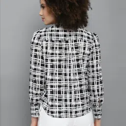 Allen Solly Black Printed Shirt image 2