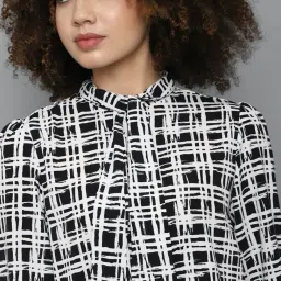 Allen Solly Black Printed Shirt image 5