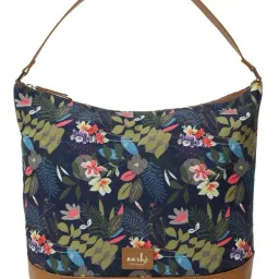 AARKE RITU KUMAR Navy Jungle Print Tote Bag-picture-27