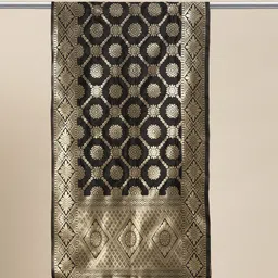 Varanga Floral Woven Design Zari Dupatta image 4