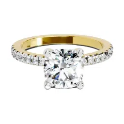 Sparkles Lab Grown Diamond 14k (585) Yellow Gold Ring for Women-picture-21