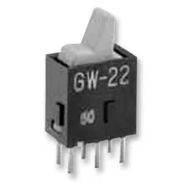 NKK SWITCHES ROCKER SWITCH, DPDT, ON-ON, GW22LHP-picture-23