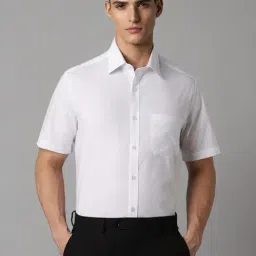 Louis Philippe White Regular Fit Printed Shirt-picture-13