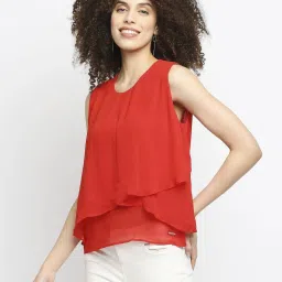 Pepe Jeans Red Regular Fit Top image 3