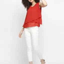 Pepe Jeans Red Regular Fit Top image 4
