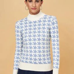 Annabelle by Pantaloons Light Blue Sweater-picture-14