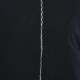 Van Heusen Navy Cotton Regular Fit Jacket image 5