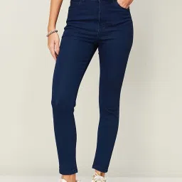 Fame Forever by Lifestyle Blue Mid Rise Jeans image 1