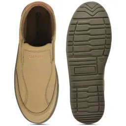 Woodland Men's Dkhaki Slip-On Shoes image 5