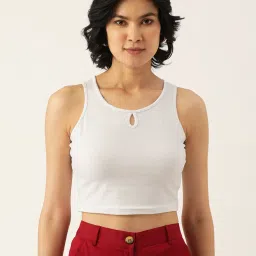 BRINNS White Crop Top image 1
