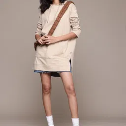 The Roadster Lifestyle Co. Hooded Longline Sweatshirt image 4