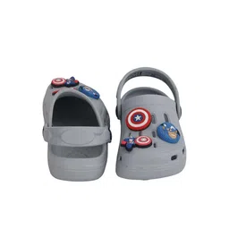 Hopscotch Boys Grey PU Clogs image 3