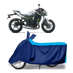 Auto Pearl Two Wheeler Cover for Kawasaki Z650 BS6 - Cyan, Blue-picture-27