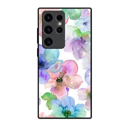 QRIOH Floral Printed Samsung Galaxy S23 Ultra 5G Silicone Back Case-picture-43