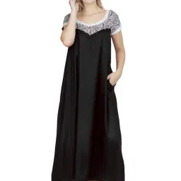 PATRORNA Black Lace Nighty-image-0