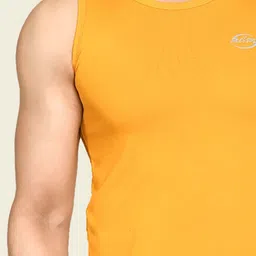 RAPL Pack Of 2 Round Neck Tank Vests M_SDP2_Rd-Ylw_S image 4