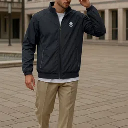 FTX Men Windcheater Open Front Jacket with Embroidered-image-25