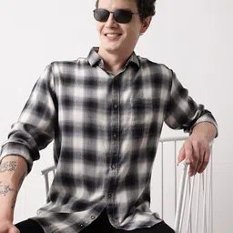 Mast & Harbour Men Tartan Checked Casual Shirt-picture-18