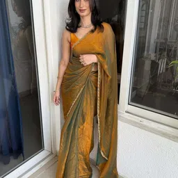 Sitanjali Beads and Stones Silk Blend Saree-picture-13