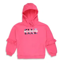 Elle Kids Pink Embellished Hoodie-image-44