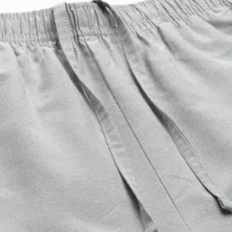 TWIN BIRDS Grey Regular Fit Pants image 5