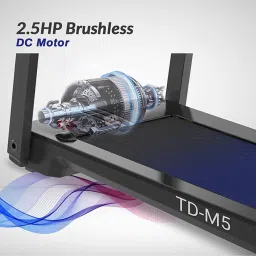 PowerMax Fitness UrbanTrek TD-M5 5.0HP Peak Treadmill (Black) image 5