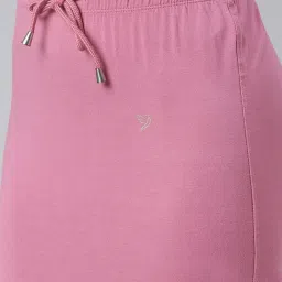 TWIN BIRDS White & Pink Plain Saree Shapewear - Pack Of 2 image 5