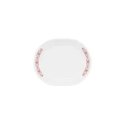 Corelle Livingware Red Trellis 31cm Oval Serving Platter Pack of 2 image 2