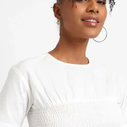 Forever 21 White Cotton Top image 5