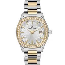 Daniel Klein Women Embellished Dial & Stainless Steel Bracelet Style Straps Analogue Watch DK.1.13866-3-picture-39