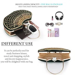 NORVE Embroidered Box Clutch image 2