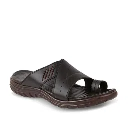 MediFeet Men's Cognac Toe Ring Sandals image 2