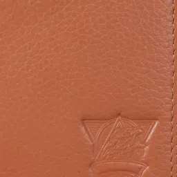 Genwayne Tan Leather Medium Bi-Fold Wallet for Men with RFID Blocking image 5