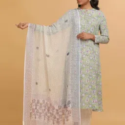 Folksong By W White Cotton Printed Dupatta-image-25